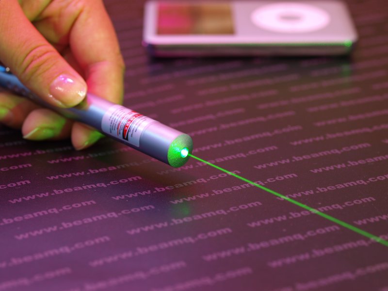 50mw Green Laser Pointer Pearl Color, High Power Green Laser - Click Image to Close